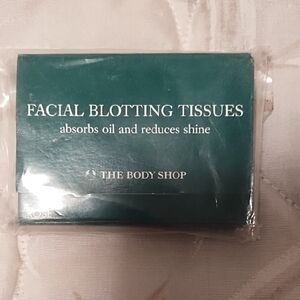 NWT The Body Shop Facial Blotting Tissues - Green